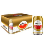 Cerveja Amstel Lata 350ml Fardo c/12 Gelada