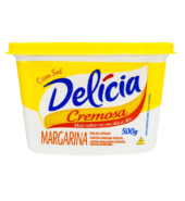 Margarina Delícia 500g c/Sal